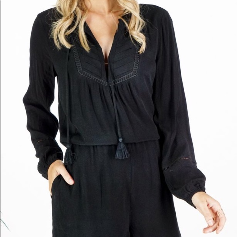 Greylin Luna Pleated Front Romper
